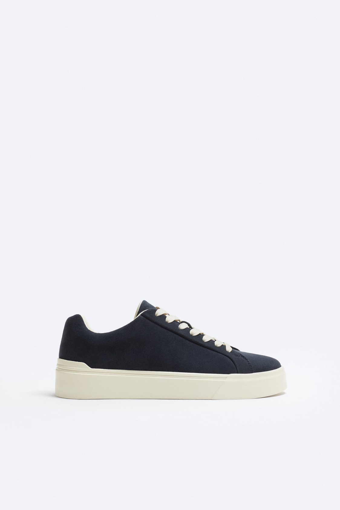 Minimalist lace-up trainers