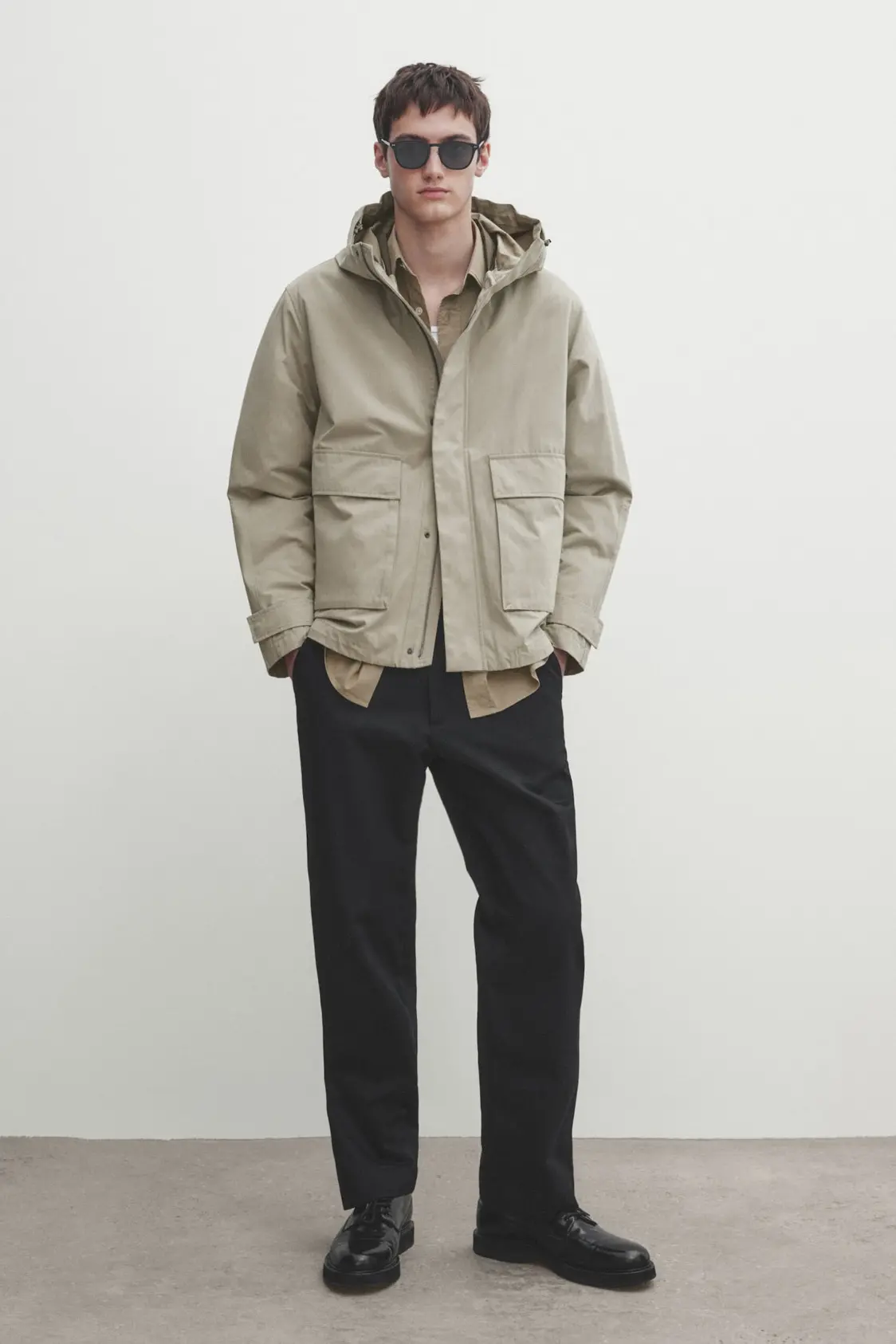 Parka with removable lining