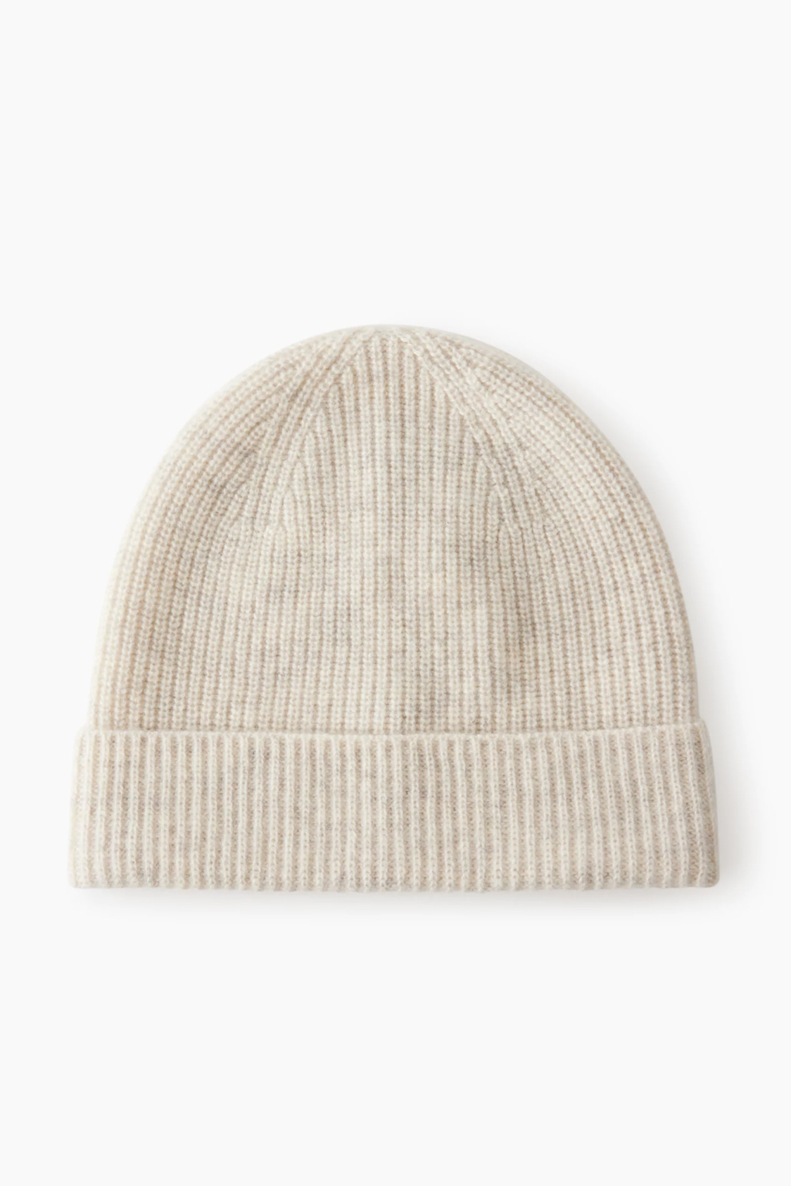 Liteluxe cashmere fold-over beanie